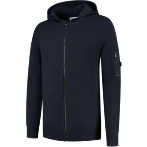 Quotrell Bilbao Knitted Hoodie - Navy