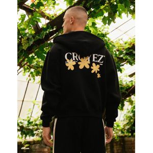 Croyez Botanique Zip-Hoodie - Black/Lime XXS