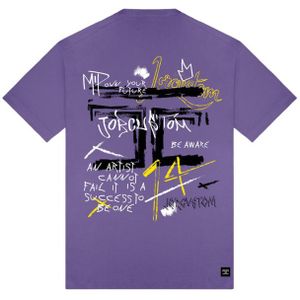 JorCustom Artist Loose Fit T-Shirt - Purple XXL