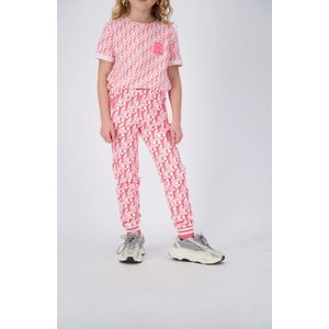 Reinders Kids Tracking Pants New All Over Print - Pink Carnation 16