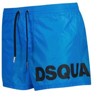 Dsquared2 Boxer Midi Swimshort- Light Blue/Black