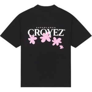 Croyez Botanique T-Shirt - Black/Pink XXS