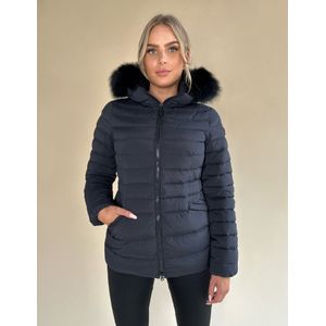 Peuterey Women Turmalet ML 05 Fur Jacket - Corvo 48-XL