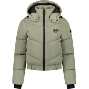 Malelions Women Signature Puffer Jacket - Sage Green