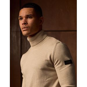 Malelions Knit Turtleneck - Taupe M