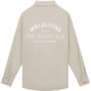 Malelions Women Eve Shirt - Beige/White
