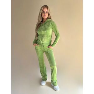 Del Ray Straight Leg Track Pant - Piquant Green XS