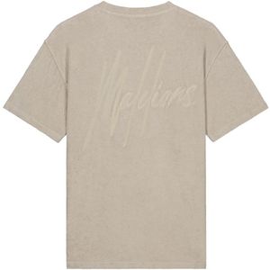 Malelions Signature Towelling T-Shirt - Taupe L