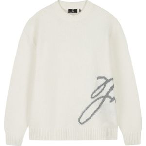 JorCustom Women Penned Knitwear Sweater - Off White M