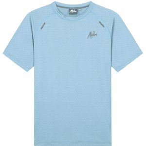 Malelions Sport Padel Vortex T-Shirt - Light Blue XS