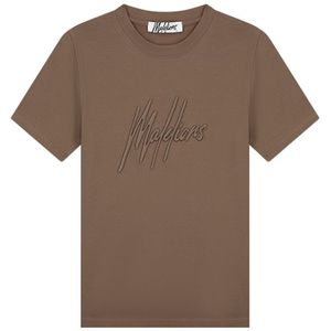 Malelions Women Essentials T-Shirt - Chocolate XXS