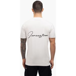 JorCustom Written Slim Fit T-Shirt SS24 - White L