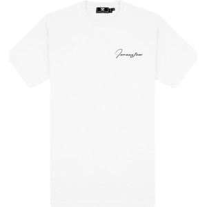 JorCustom Written Slim Fit T-Shirt SS24 - White XXL