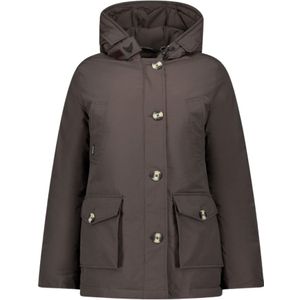 Airforce Women 4 Pocket Parka - Dark Coffee XS