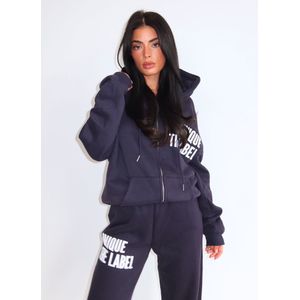 Joleen Wide Leg Jogger - Deep Dark Navy XXS