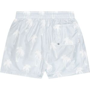 Quotrell Palm Swimshort - Light Blue/White XL