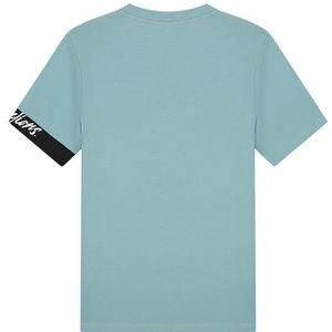 Malelions Captain T-Shirt 2.0 - Light Blue/Black XXS
