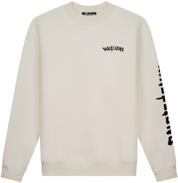 Malelions - Graffiti Sweater - Off-White