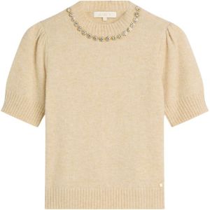 Franka Top - Light Beige Melange XXS