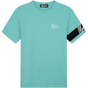 Malelions Captain T-Shirt - Bright Blue/Black 6XL