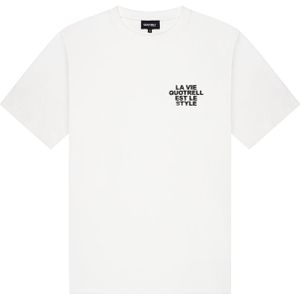 Quotrell La Vie T-Shirt - White/Black S