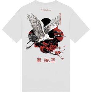 Ink Tee (Crane) - Bright White XXL
