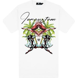 JorCustom PinUp Slim Fit T-Shirt SS24 - White M