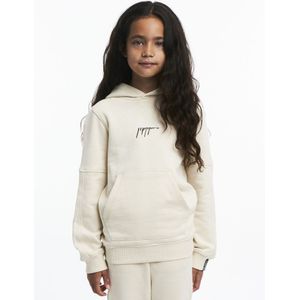 Malelions Kids Split Essentials Hoodie - Beige/Brown 140