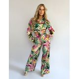 Guess Ines Wide Leg Jogger - Tropical Escape Print M
