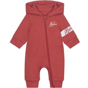 Malelions Baby Captain Tracksuit - Dark Pink 0-3M