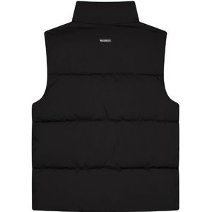 Malelions Crinkle Padded Vest - Black XL
