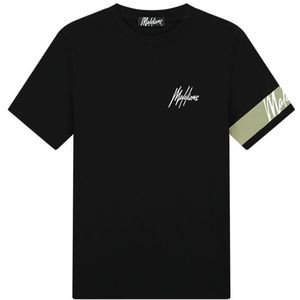 Malelions Captain T-Shirt - Black/Sage Green S