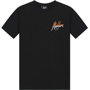 Malelions Kids Split T-Shirt - Black/Orange 152