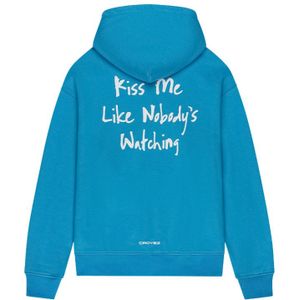 Croyez Kiss Me Like Zip Hoodie - Blue XS