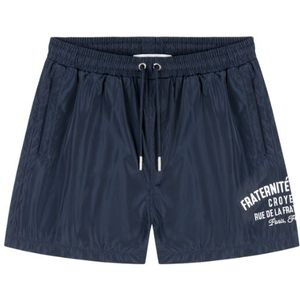 Croyez Fraternité Swimshort - Navy/White S