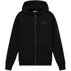 Malelions Nylon Pocket Zip Hoodie - Black M