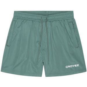 Croyez Artwork Swim Shorts - Green XL