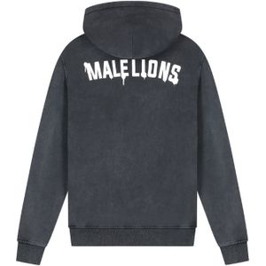 Malelions Graffiti Zip Hoodie - Acid Wash XS