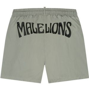 Malelions Boxer 2.0 Swimshort - Dark Sage/Black XXS