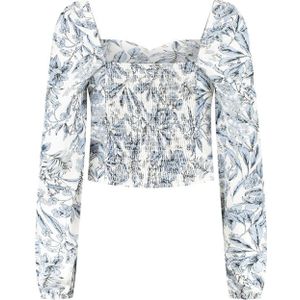 Nikkie Doha Blouse - Smoked Blue/Star White 40