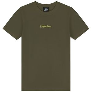 Malelions Kids Studio T-Shirt - Moss Green 4-104
