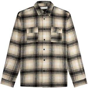 Croyez Midweight Flannel Overshirt - Light Brown XXL