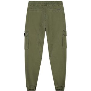 Quotrell Brockton Cargo Pants - Army Green/White M