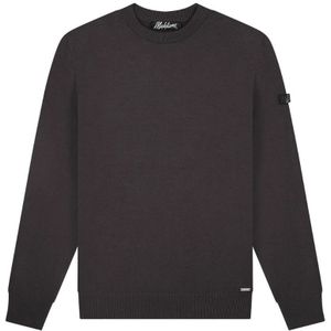 Malelions Knitted Crewneck - Mulch Brown XS