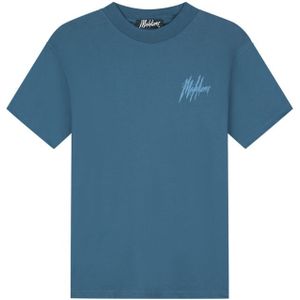 Malelions Signature Drip T-Shirt - Blue Slate XS