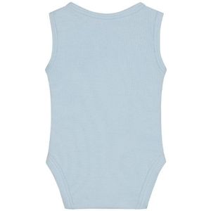 Malelions Baby Romper - Light Blue 0-3M