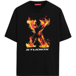 XPLCT Studios - Flame T-Shirt - Zwart