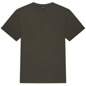 Quotrell Basic Garments T-Shirt - Army/White XS