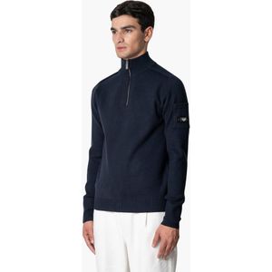 Quotrell Palace Knitted Halfzip - Navy L