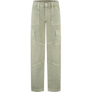 Malelions Women Straight Leg Cargo Pants - Army Green XXS